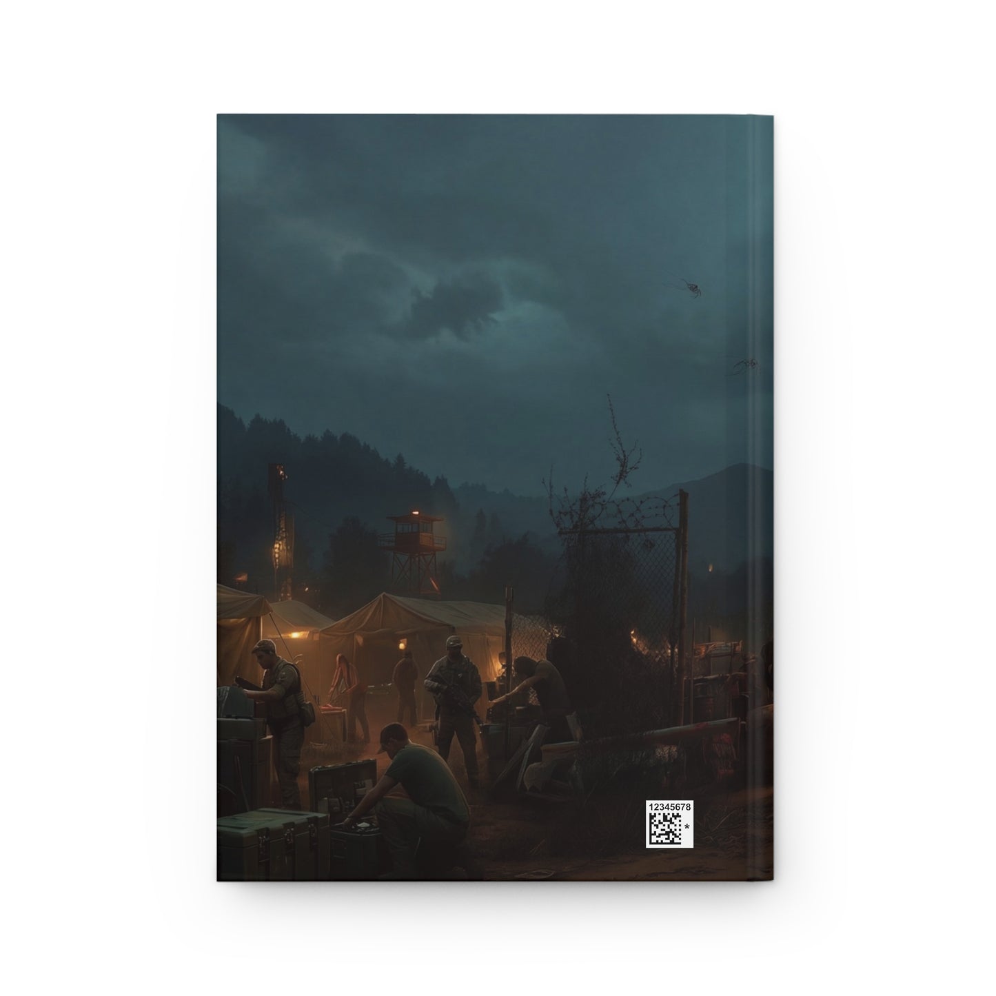 UFO Arrival Hardcover Journal Matte – Midnight Watchtower Encounter