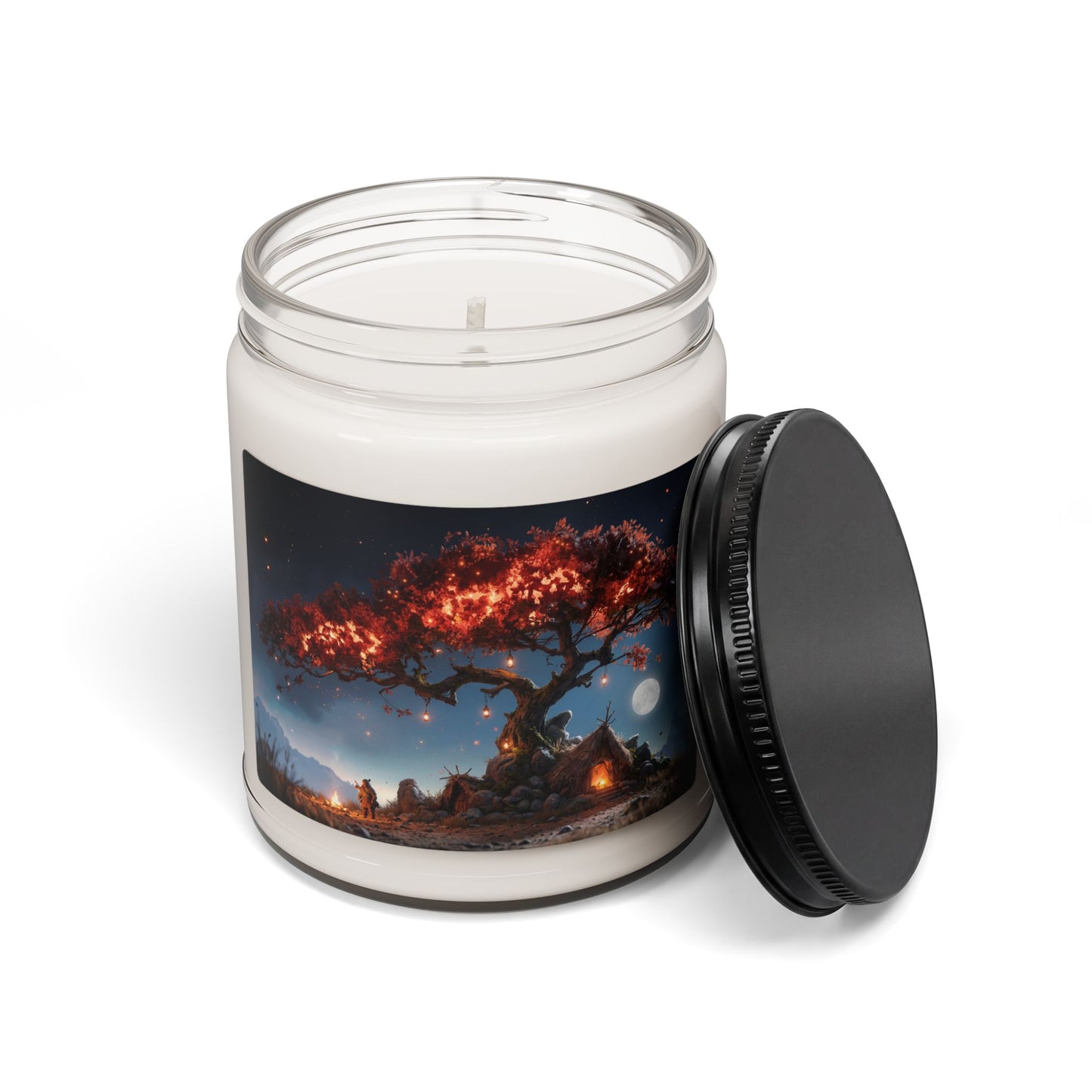 Whispering Ember Tree Scented Soy Candle, 9oz – Hearthlight Under a Star-Swept Canopy