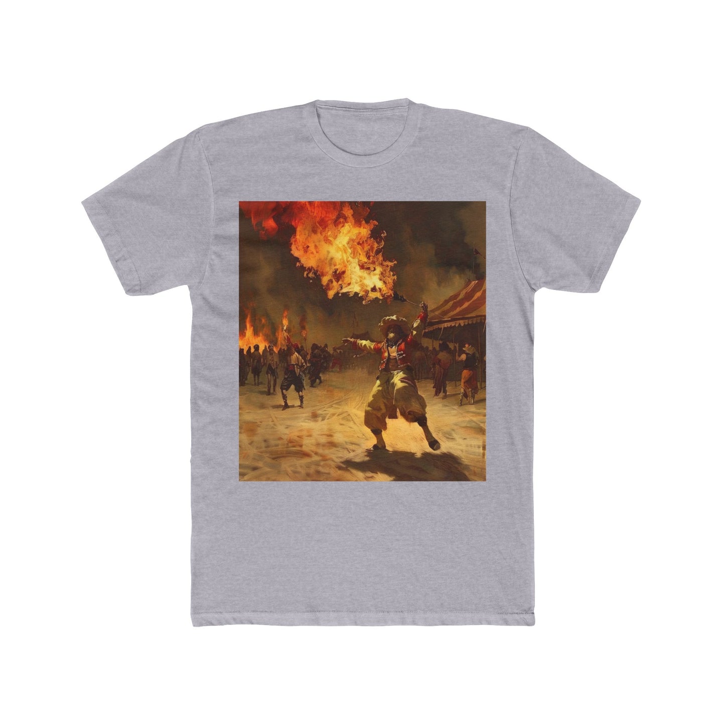 Fire Dancer in Chaos - Unisex Crew T-Shirt