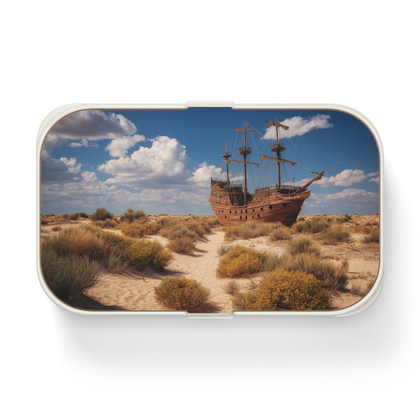 Desert Shipwreck Bento Lunch Box – Sun-Drenched Sand and Salted Skies