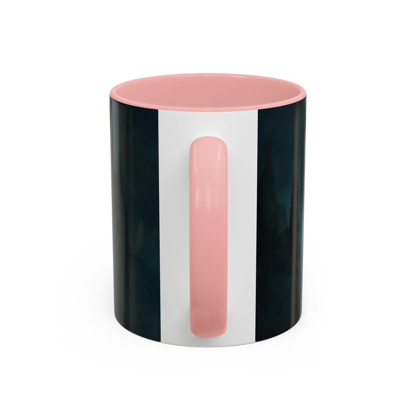 Dawn-Kissed Sentinel Accent Coffee Mug (11, 15oz) – Radiant Resolve in Shadowed Towers