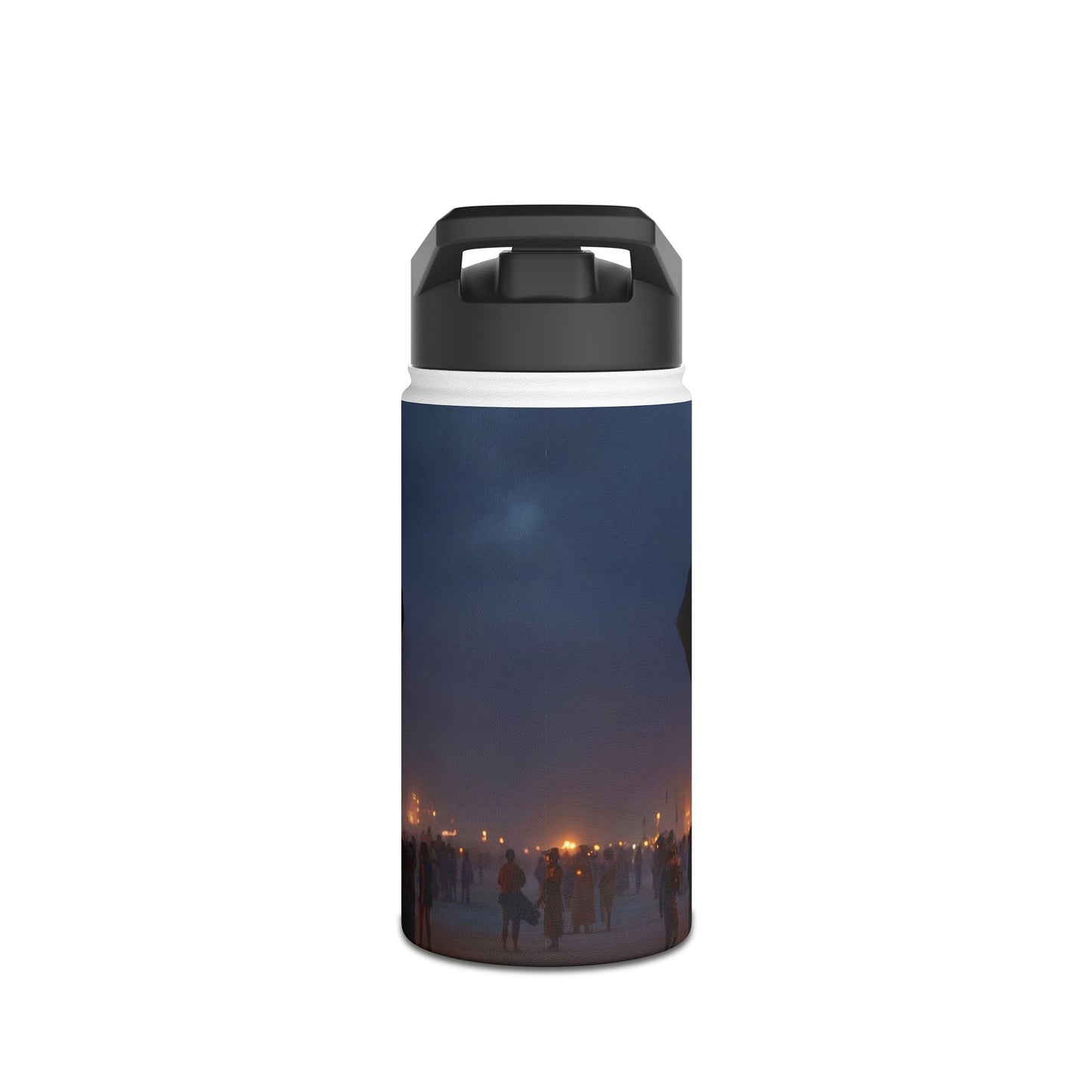 Celestial Cube Water Bottle – Gateway to a Starlit Ceremony