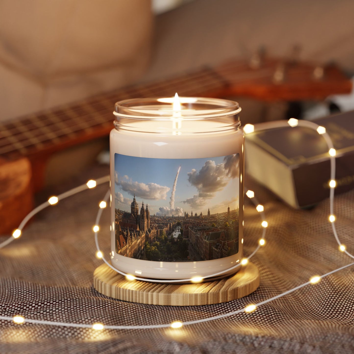 Rocket Through Amsterdam Scented Soy Candle, 9oz – Dawn’s Silent Ascent