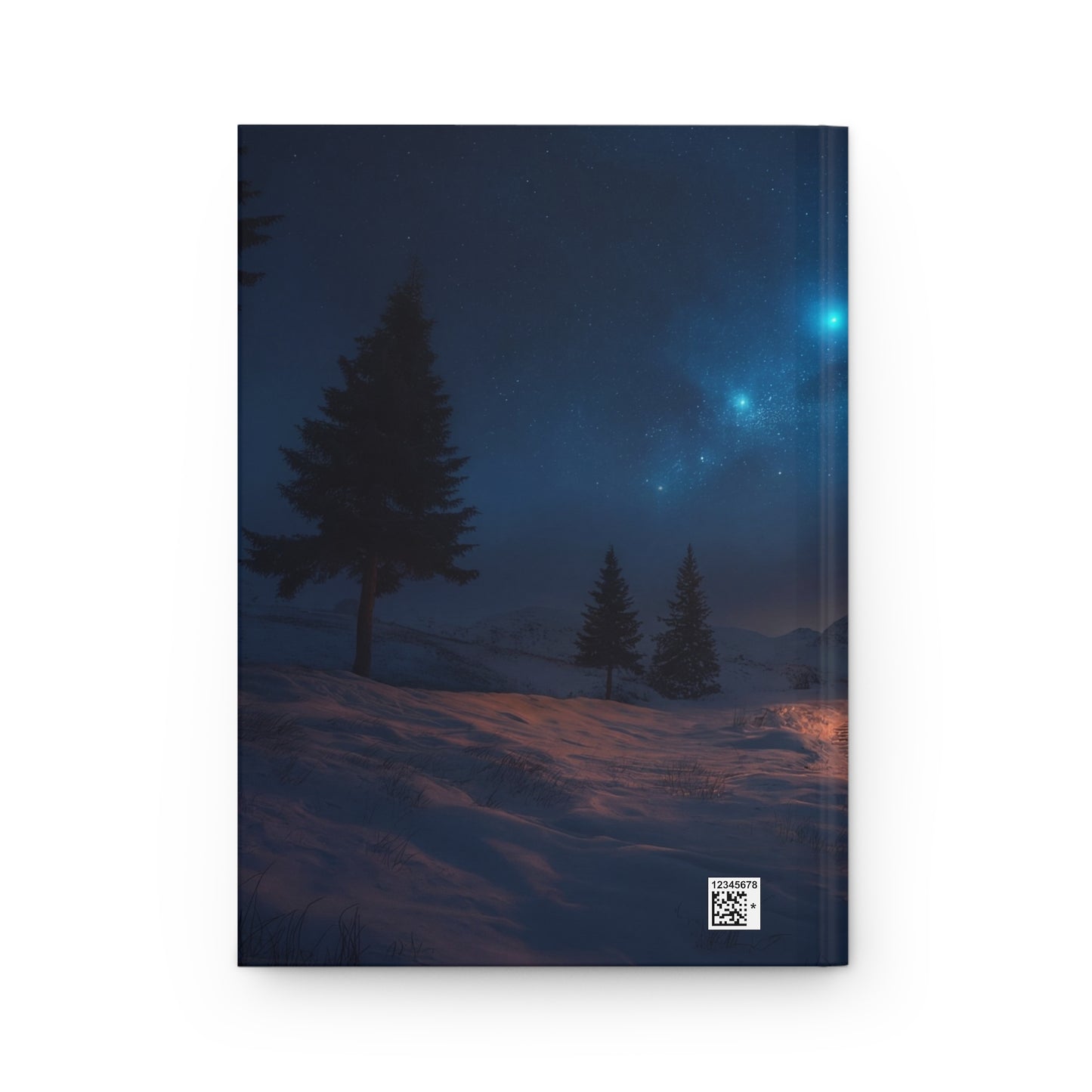 Starlit Observatory Cabin Journal Matte – Warm Glow Under Cosmic Skies