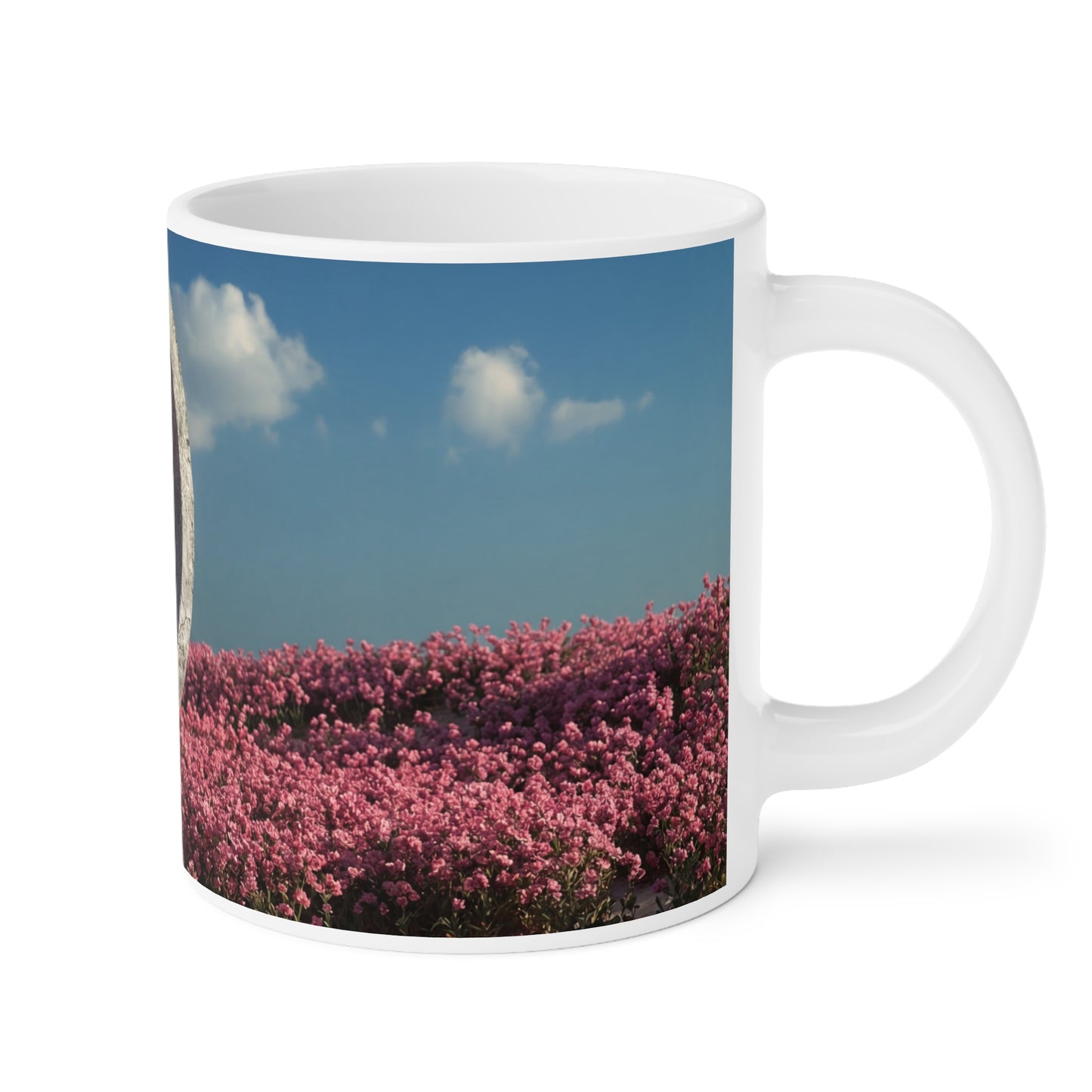 Stone Ring in Pink Bloom Ceramic Mugs (11oz\15oz\20oz) – Gateway to Quiet Wonder