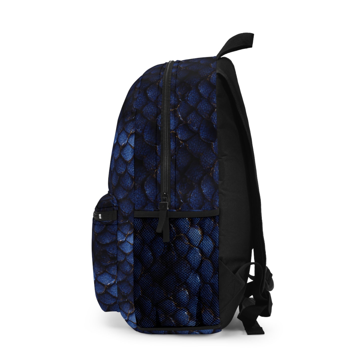 tiling pattern of sapphire dragon scales highly detailed, octane render, 8k - Backpack