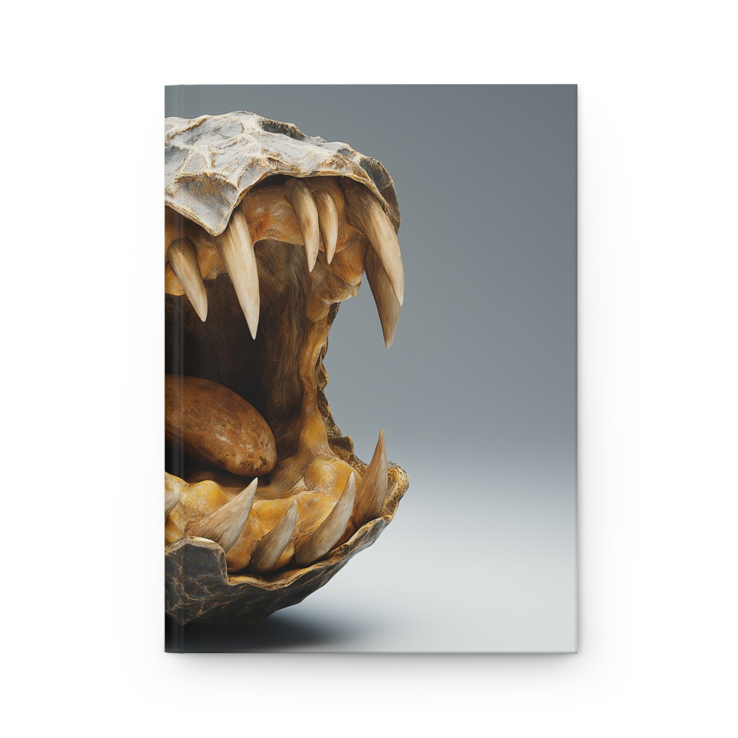 Stone Serpent Jaw Hardcover Journal Matte – Ancient Guardian’s Whisper