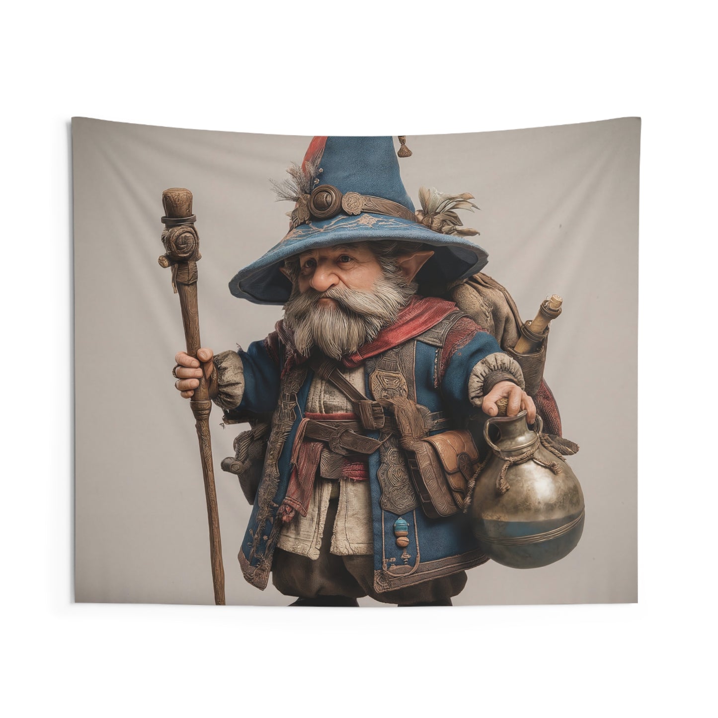 Wandering Wizard Tapestries – Blue Hat and Traveler’s Staff