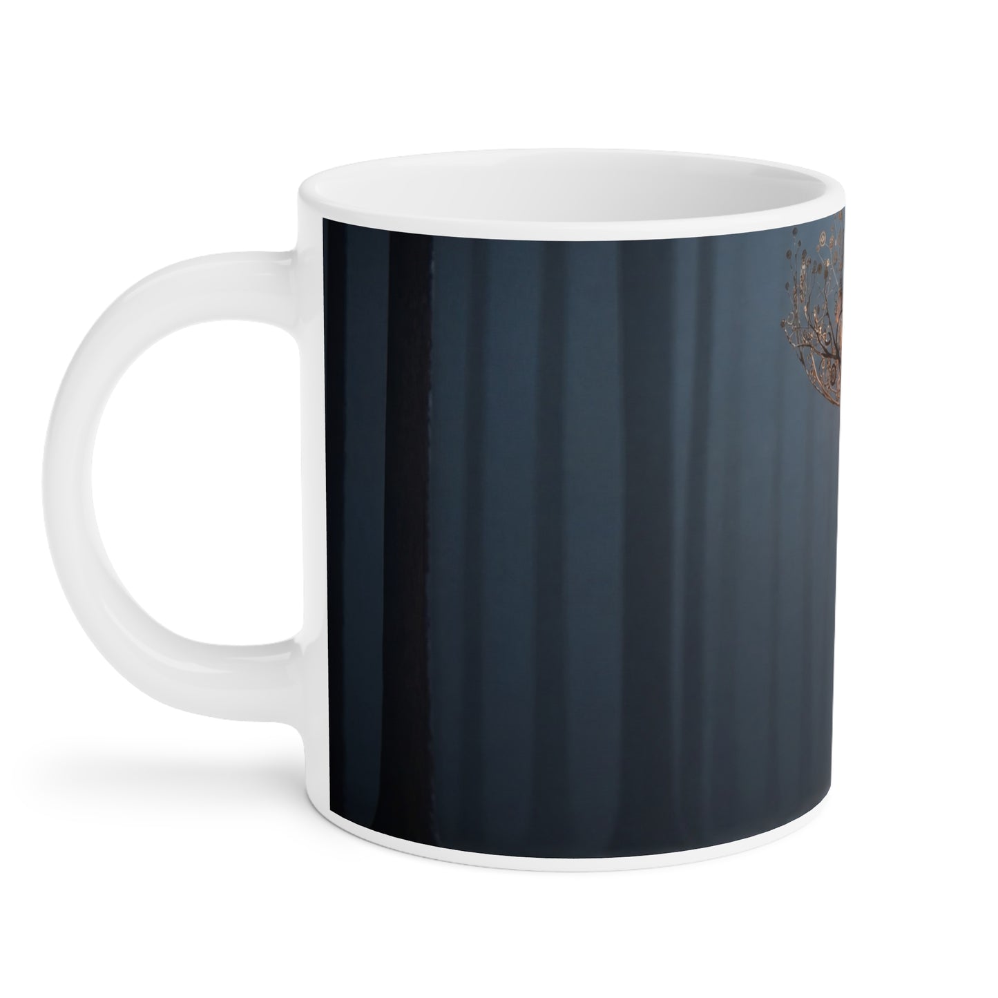 Clockwork Stag Ceramic Mugs (11oz\15oz\20oz) – Luminescent Forest Sentinel