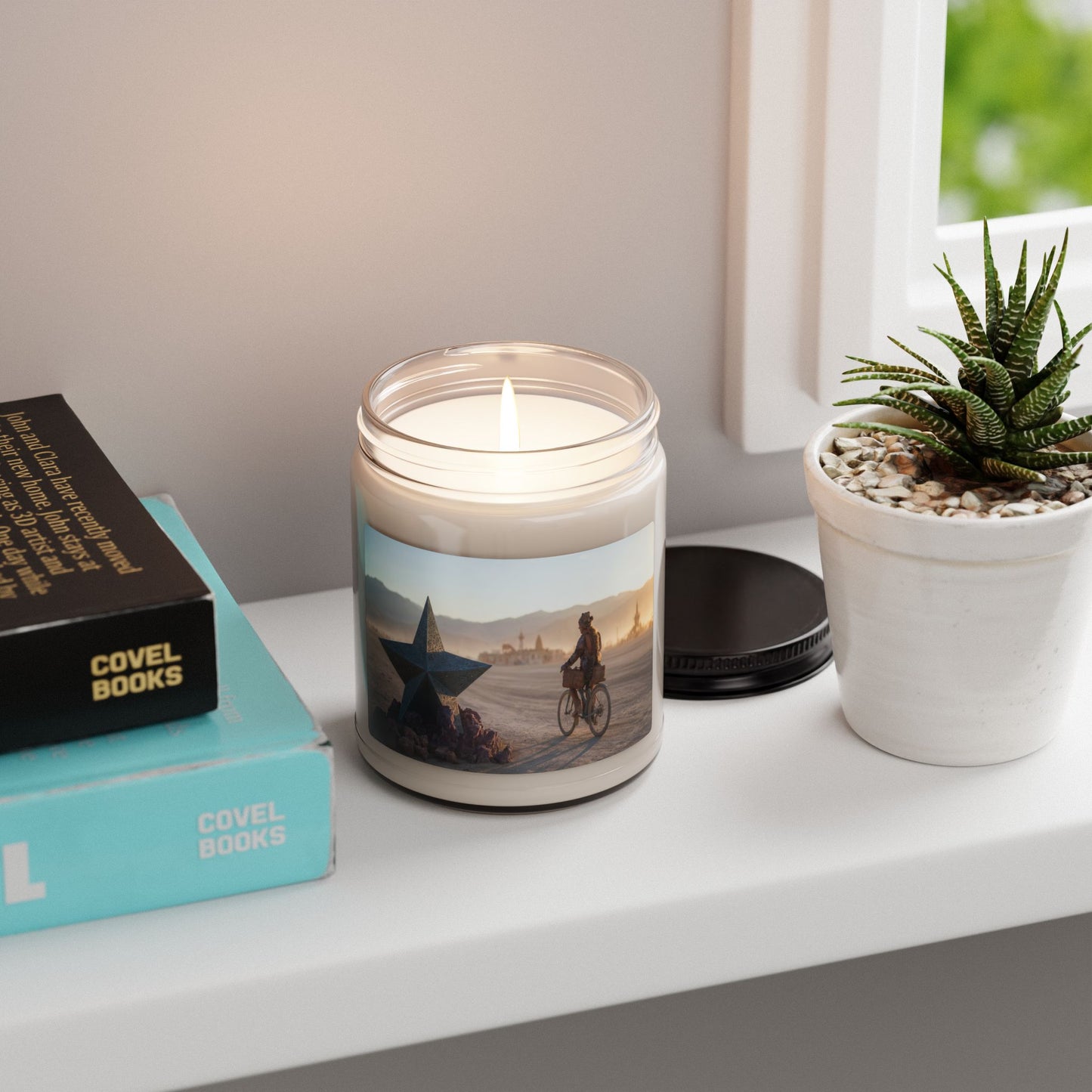Desert Star Cyclist Scented Soy Candle, 9oz – Golden Hour Wanderer