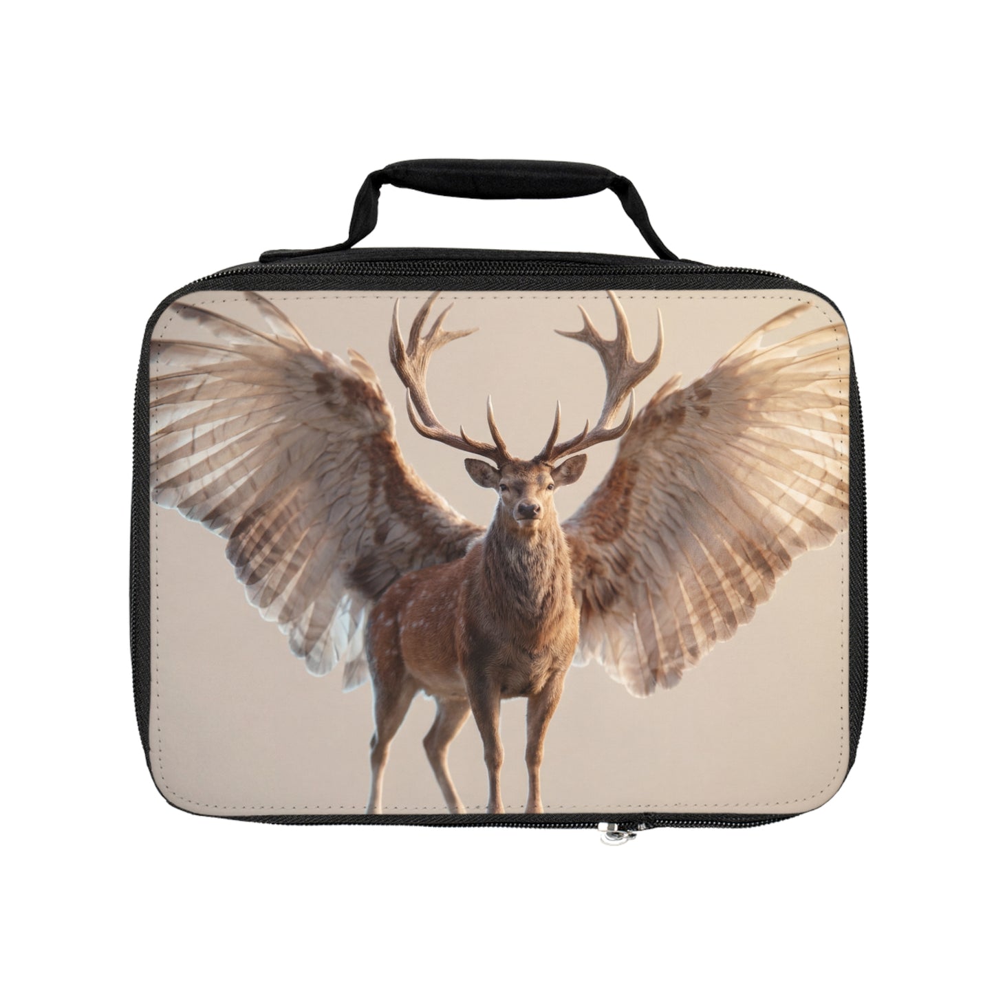 Winged Stag Lunch Bag – Gentle Guardian of the Golden Hour
