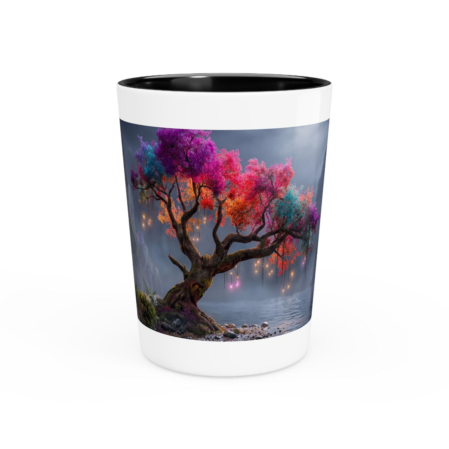 Prism Canopy Shot Glass – Rainbow Tree Moonlit Cove