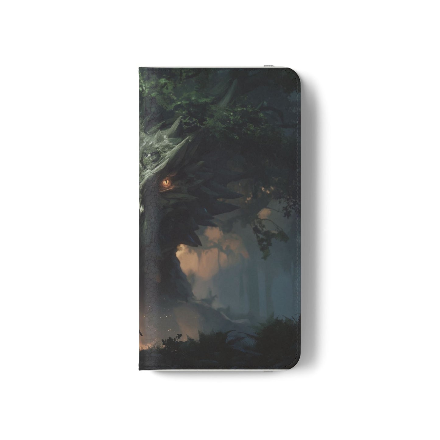 Guardian Beast Flip Cases – Moss-Clad Titan Facing the Wanderer