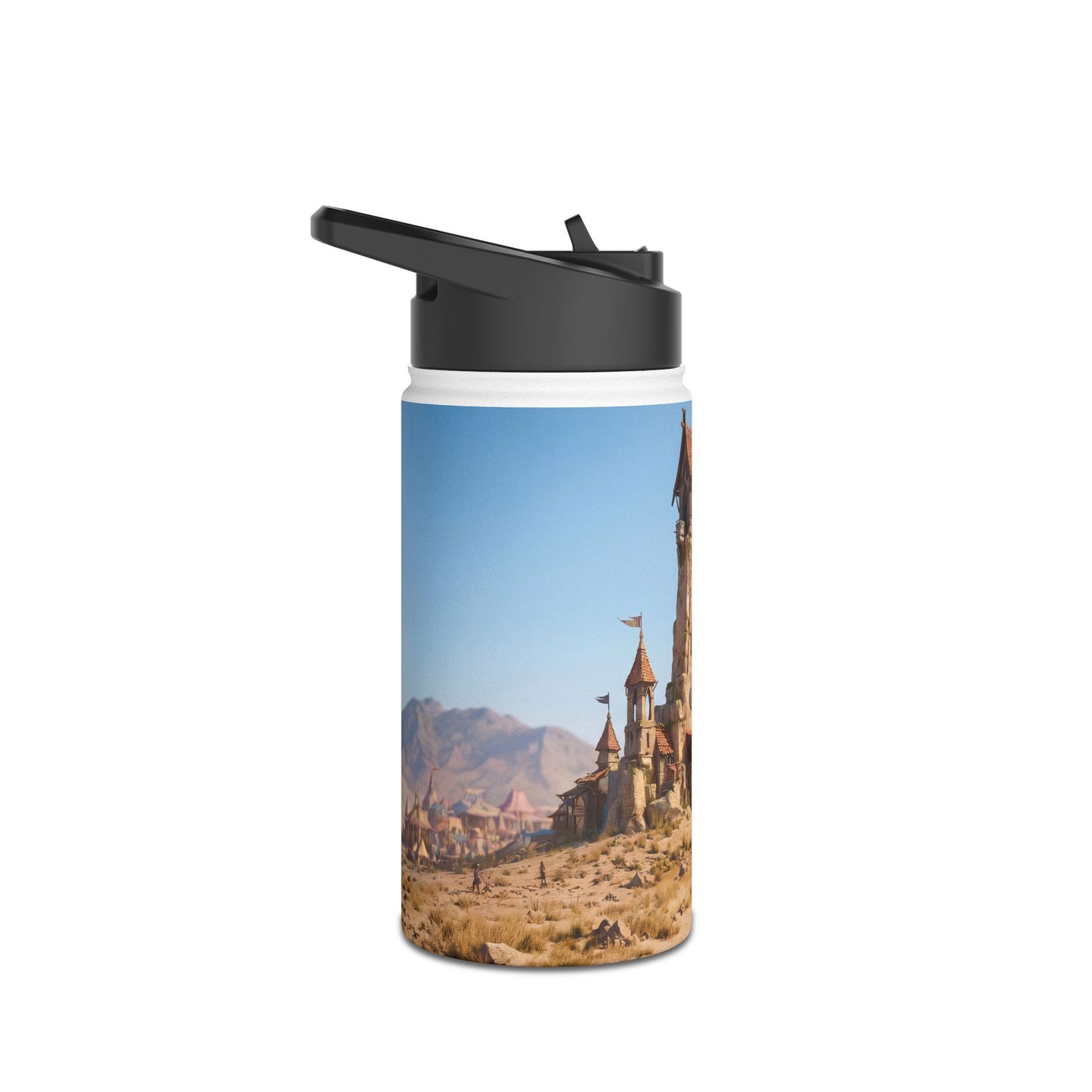 Desert Citadel Water Bottle – Sunlit Ruins of the Forgotten Kingdom