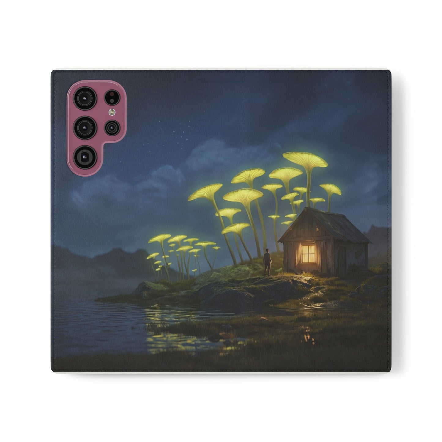 Glowing Mushroom Cottage Flip Cases – Whispering Grove Nightlight
