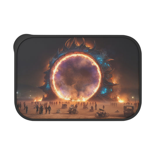 Celestial Portal PLA Bento Box with Band and Utensils – Gateway to the Nebula