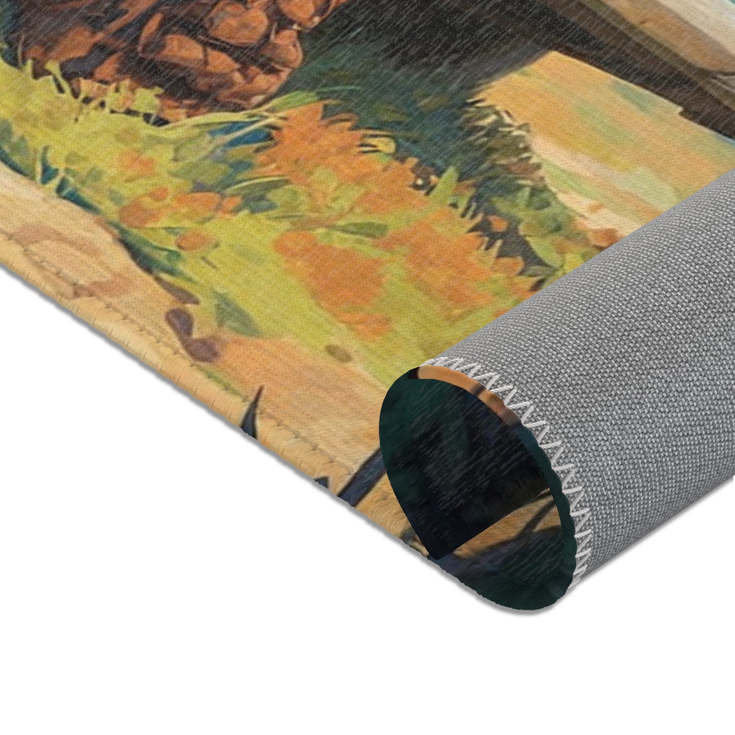 Witch’s Road Trip Area Rugs – Sun-Drenched Van and Three Witches’ Rest