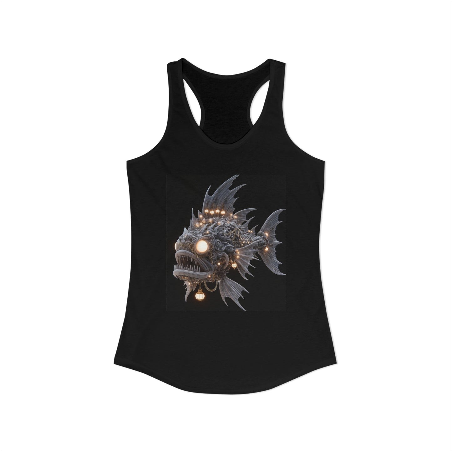 Deep Sea Lantern Fish Tank – Bioluminescent Abyss Guardian