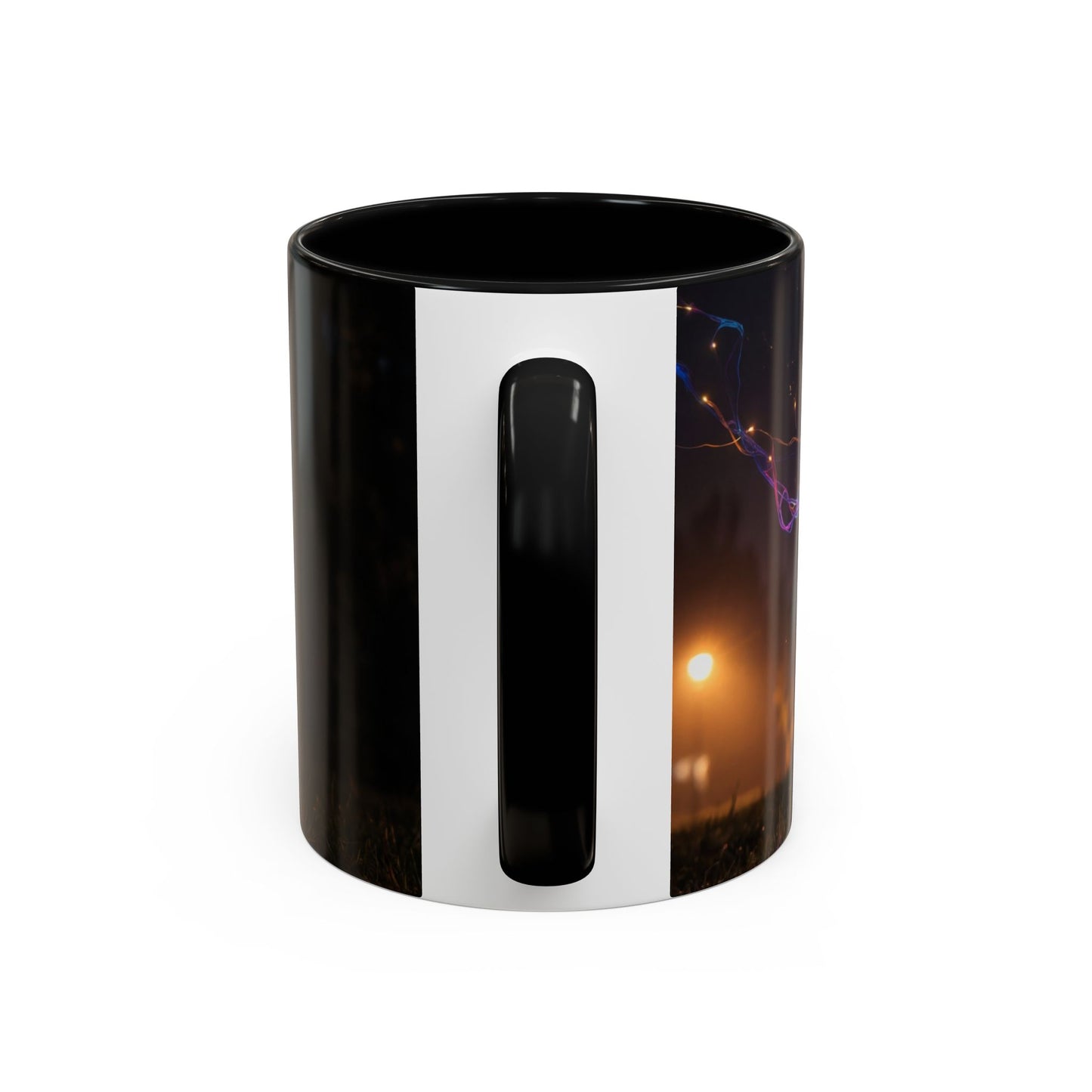 Chromatic Stag Accent Coffee Mug (11, 15oz) – Twilight Luminescence