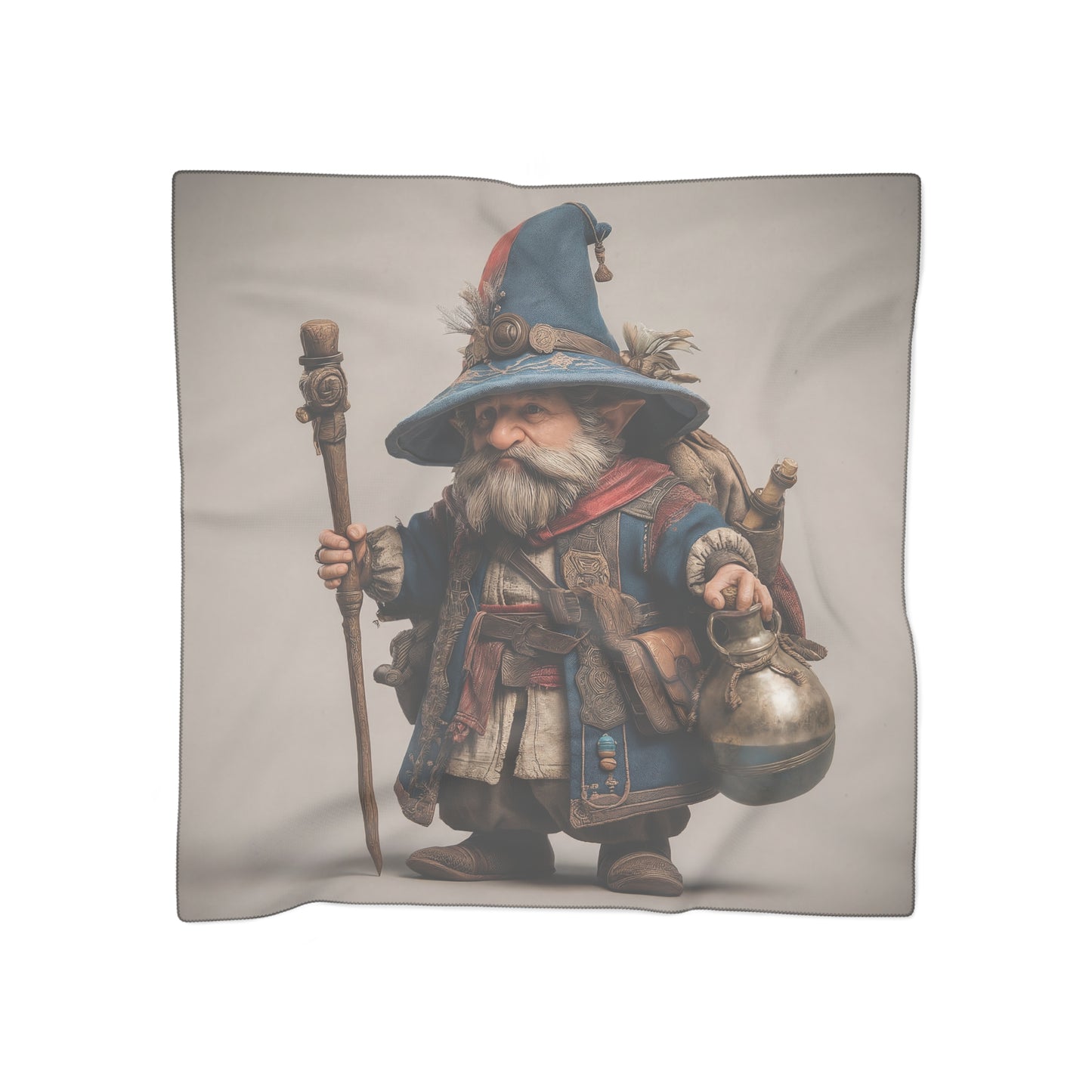 Traveling Wizard Poly Scarf – Worn by the World’s Most Curious Cartographer