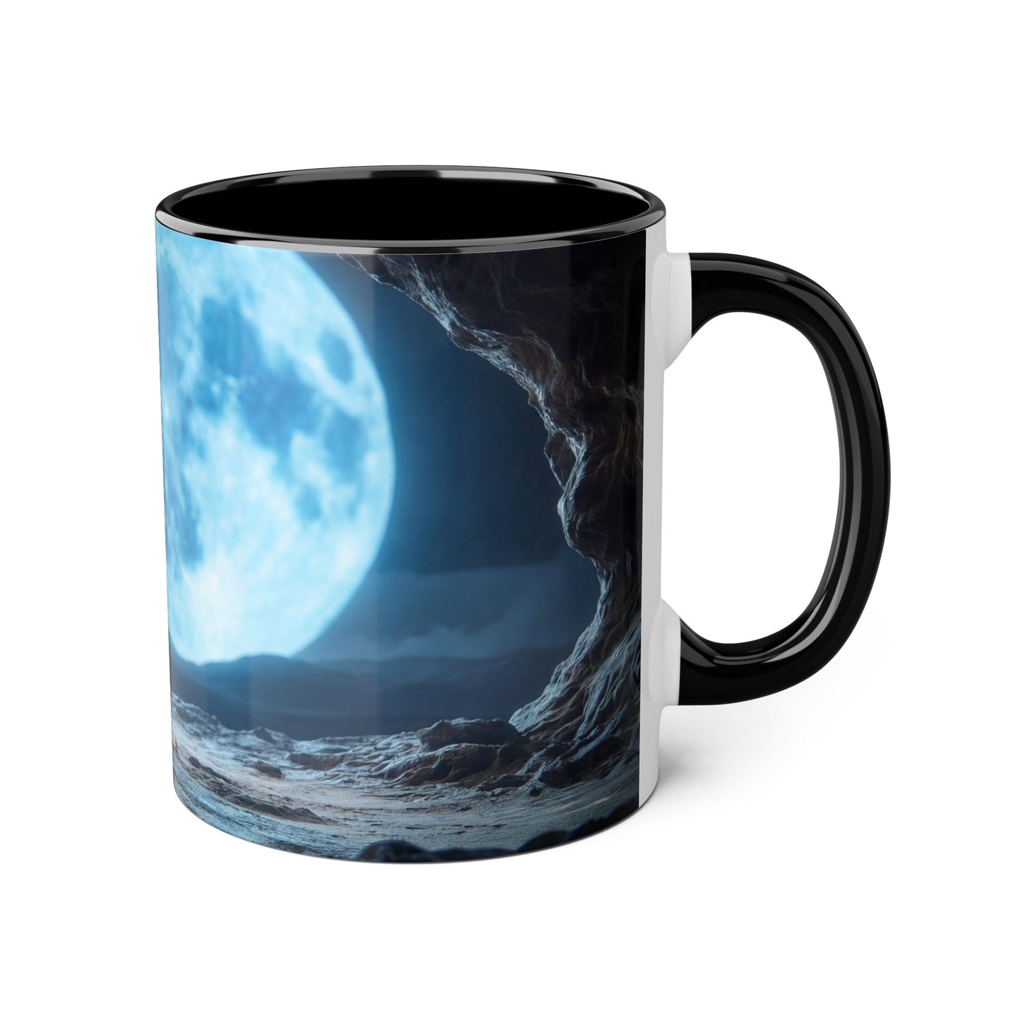 Moonlit Monk Meditation Mug – Serene Night Sanctuary