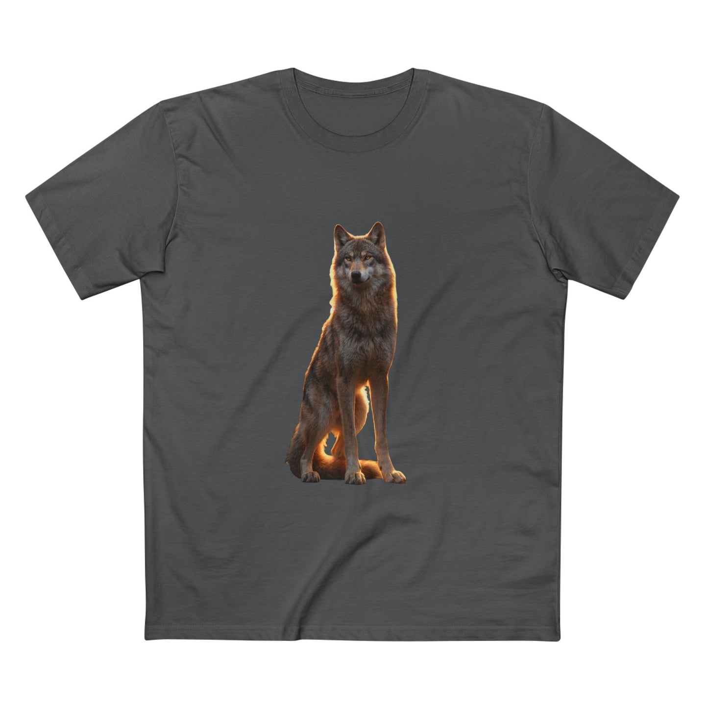 Vigilant Pack Leader Adult Staple Tee – Golden Hour Sentinel Portrait