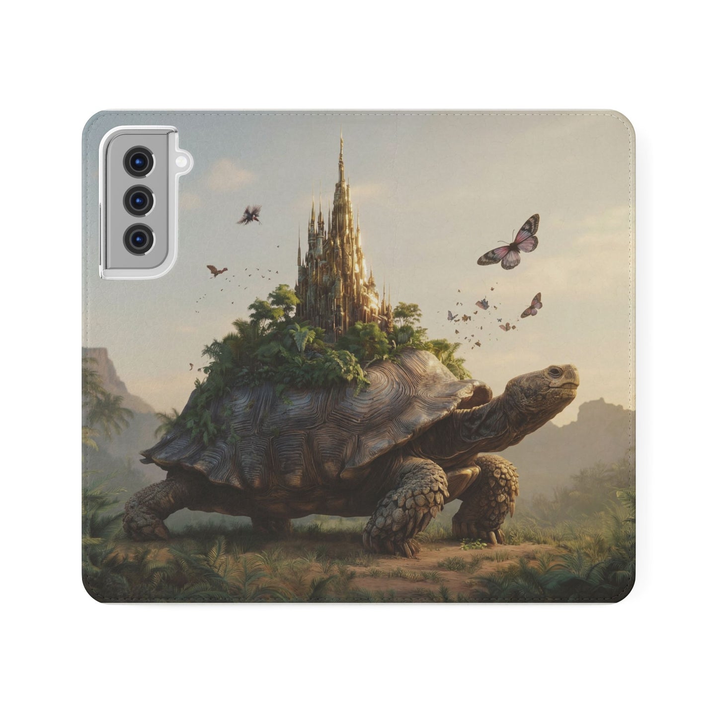 Castle Turtle Flip Cases – Golden Spire Jungle Guardian