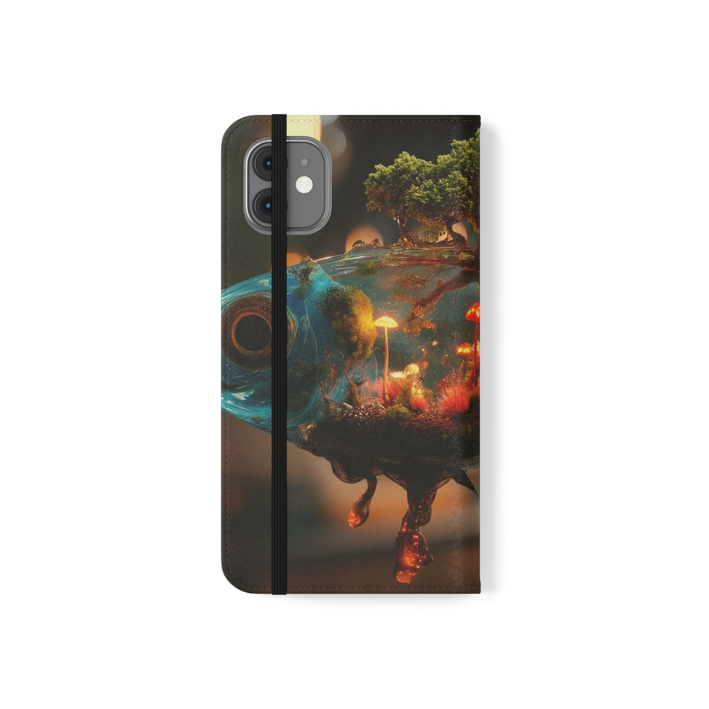Forest Fish Flip Case – Liquid Glowwood Dreamscape