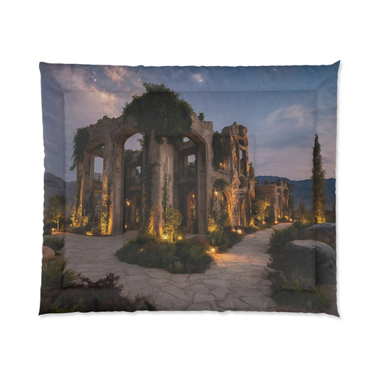 Starlit Ruins Comforter – Whispering Archway Dreamscape