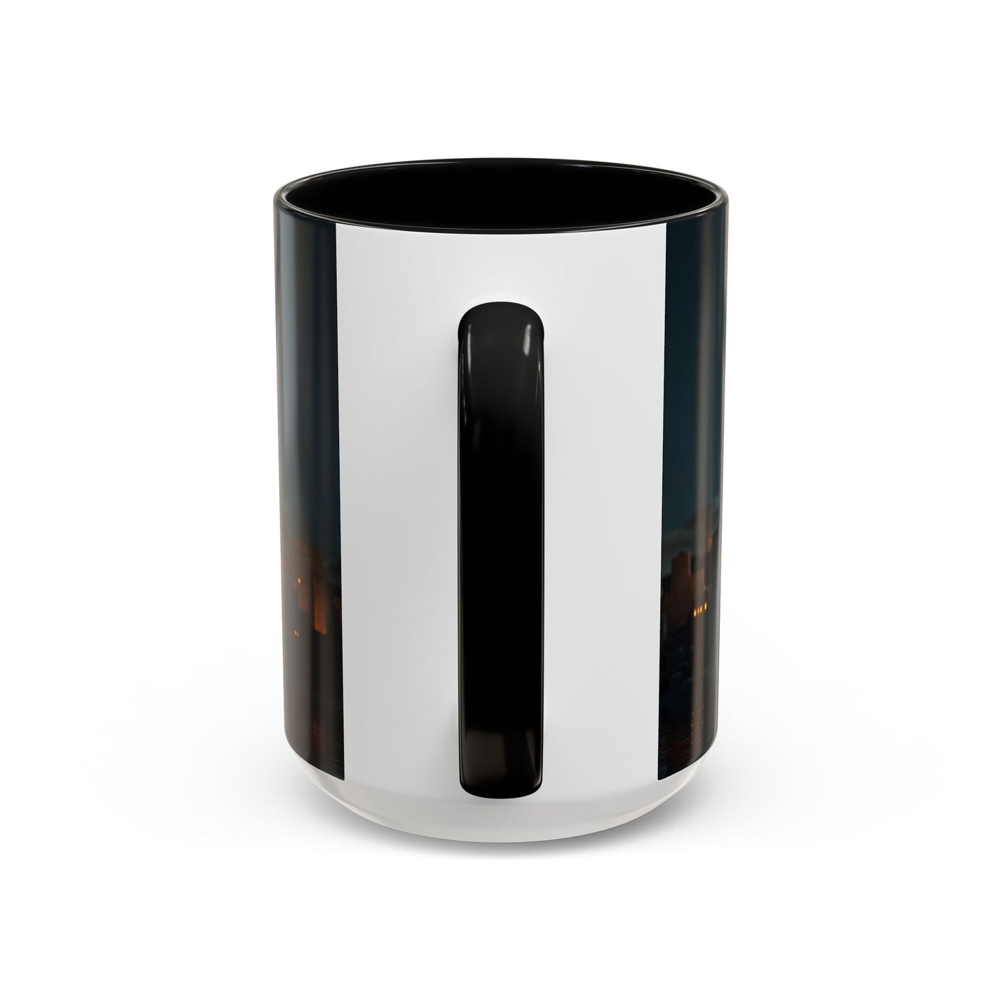 Pharaoh Cat Accent Coffee Mug (11, 15oz) – Golden Stardust Nile Sentinel