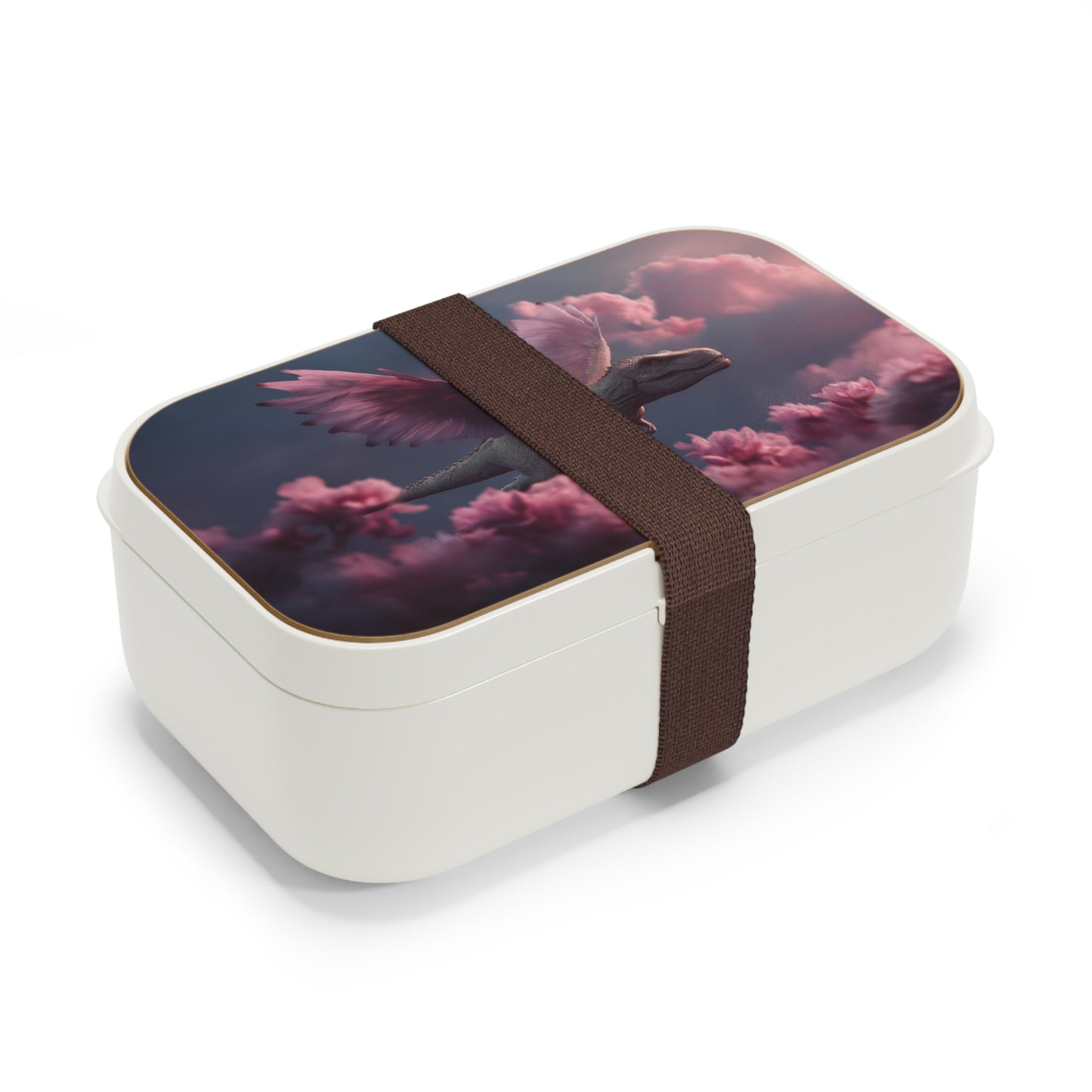 Pink-Feathered Dragon Bento Lunch Box – Soaring Through Cherry Blossom Clouds