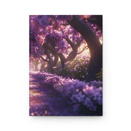 Purple Forest Glow - Hardcover Journal