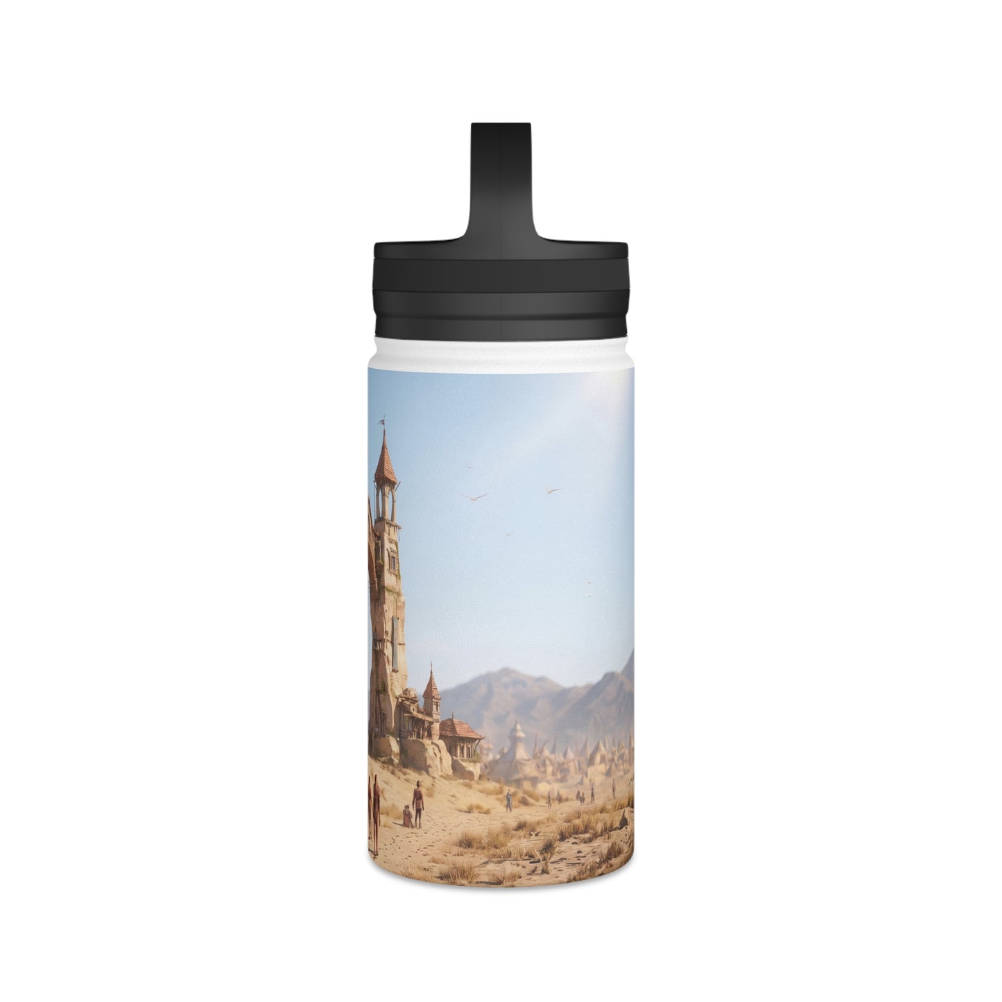 Desert Citadel Water Bottle – Sun-Kissed Oasis Gateway