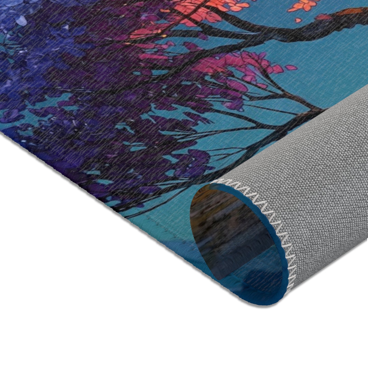 Celestial Tree Area Rugs – Twilight Bloom Dreamscape