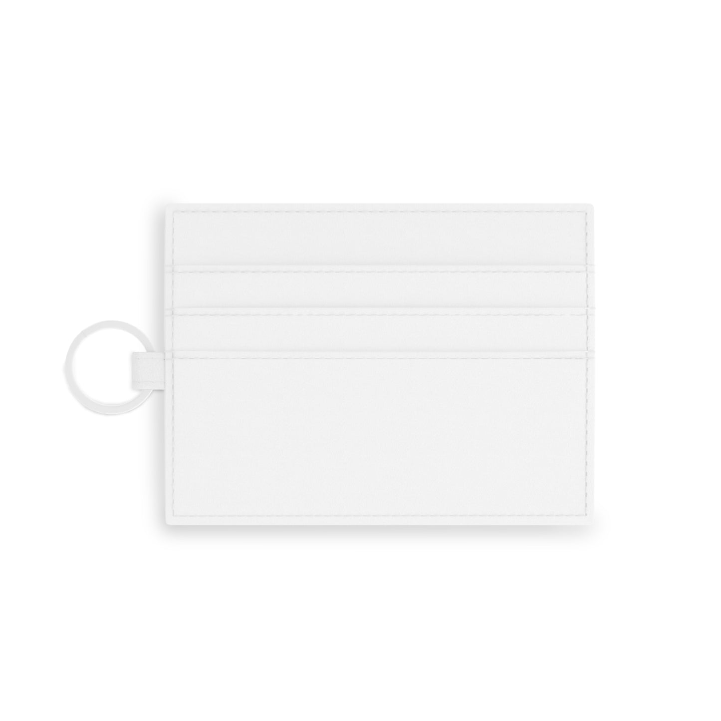Moonlit Mushroom Vista Saffiano Leather Card Holder – Whispers of the High Meadow