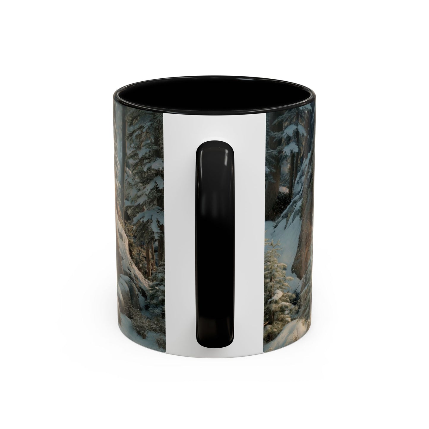 Winter Treehouse Doorway Mug – Snow-Kissed Forest Hearth