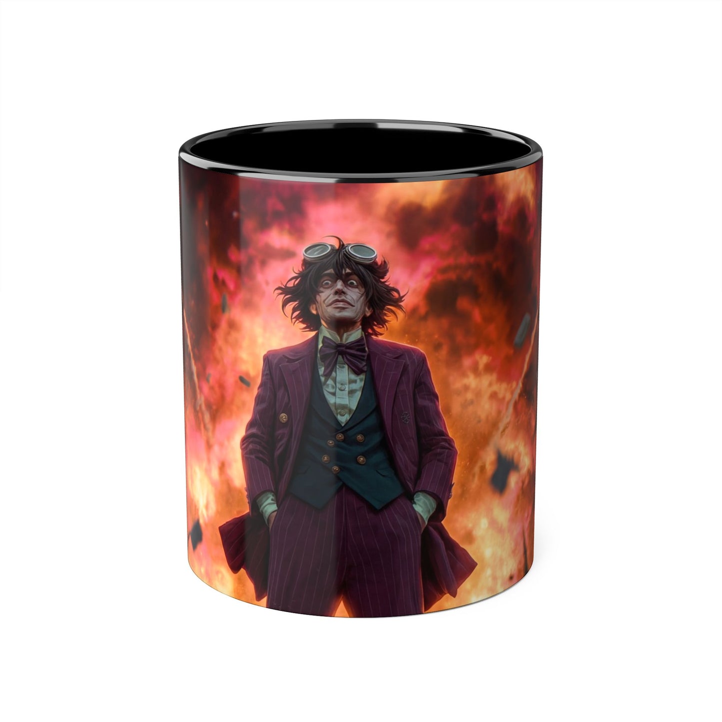Mad Scientist Explosion Accent Mugs, 11oz – Wild Goggles and Fiery Chaos