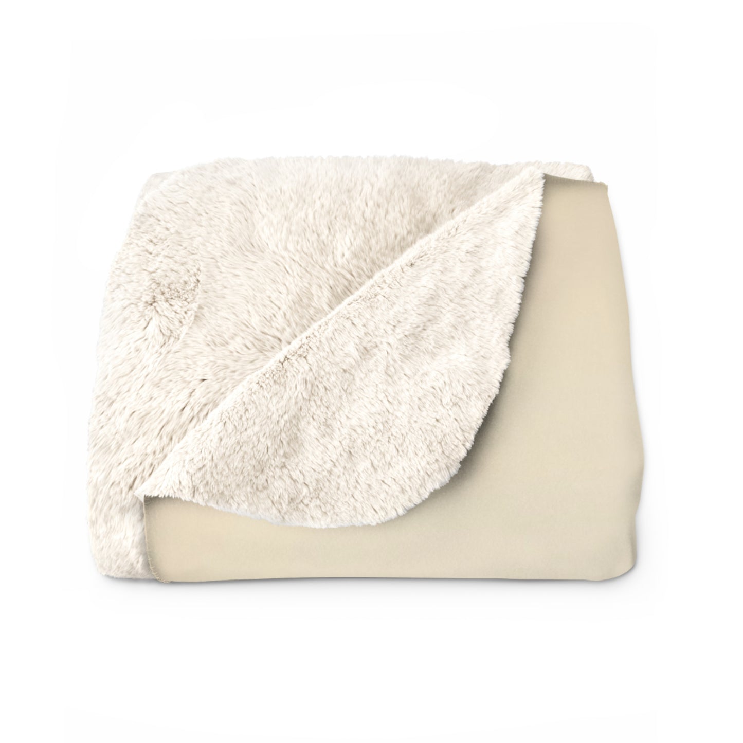 Ethereal Sentinel Sherpa Fleece Blanket – Verdant Guardian with Thorn Halo