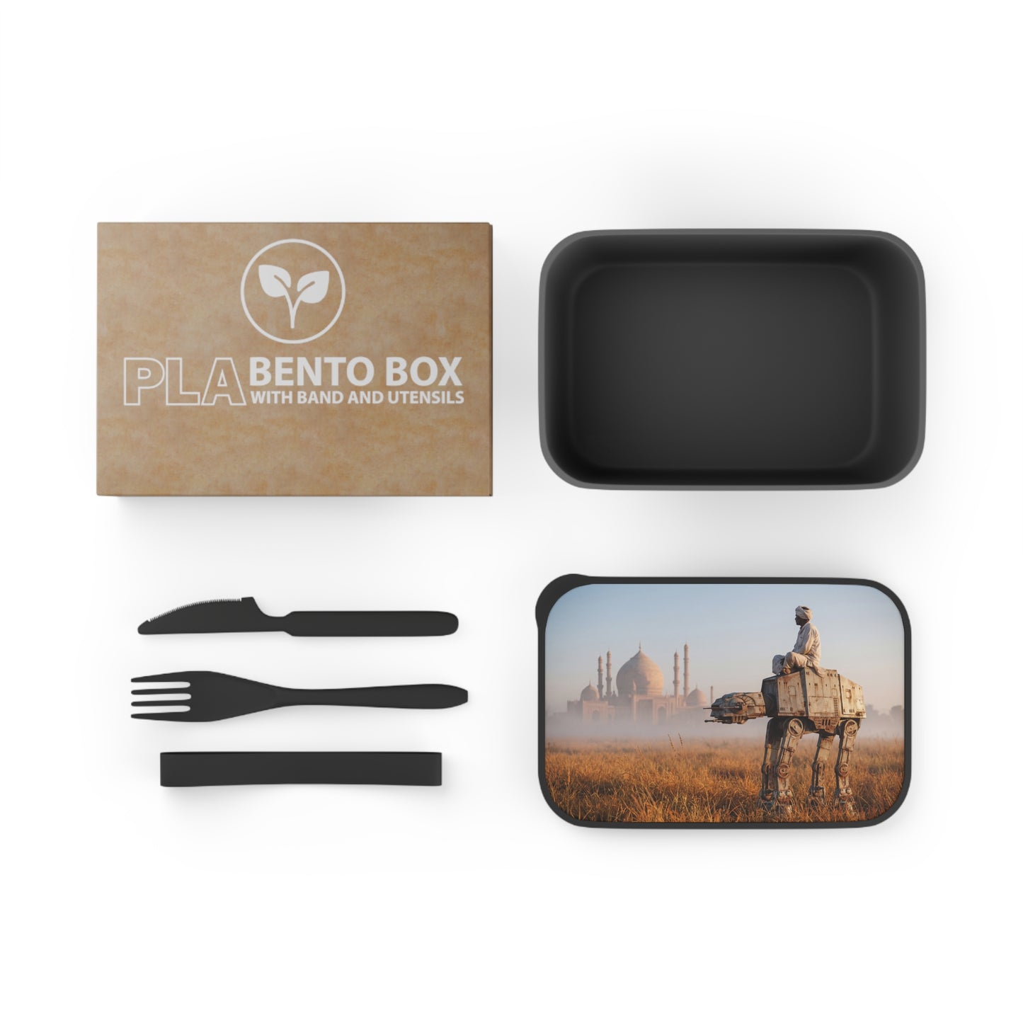 Taj Mahal AT-AT PLA Bento Box with Band and Utensils – Dawn’s Quiet Pilgrimage