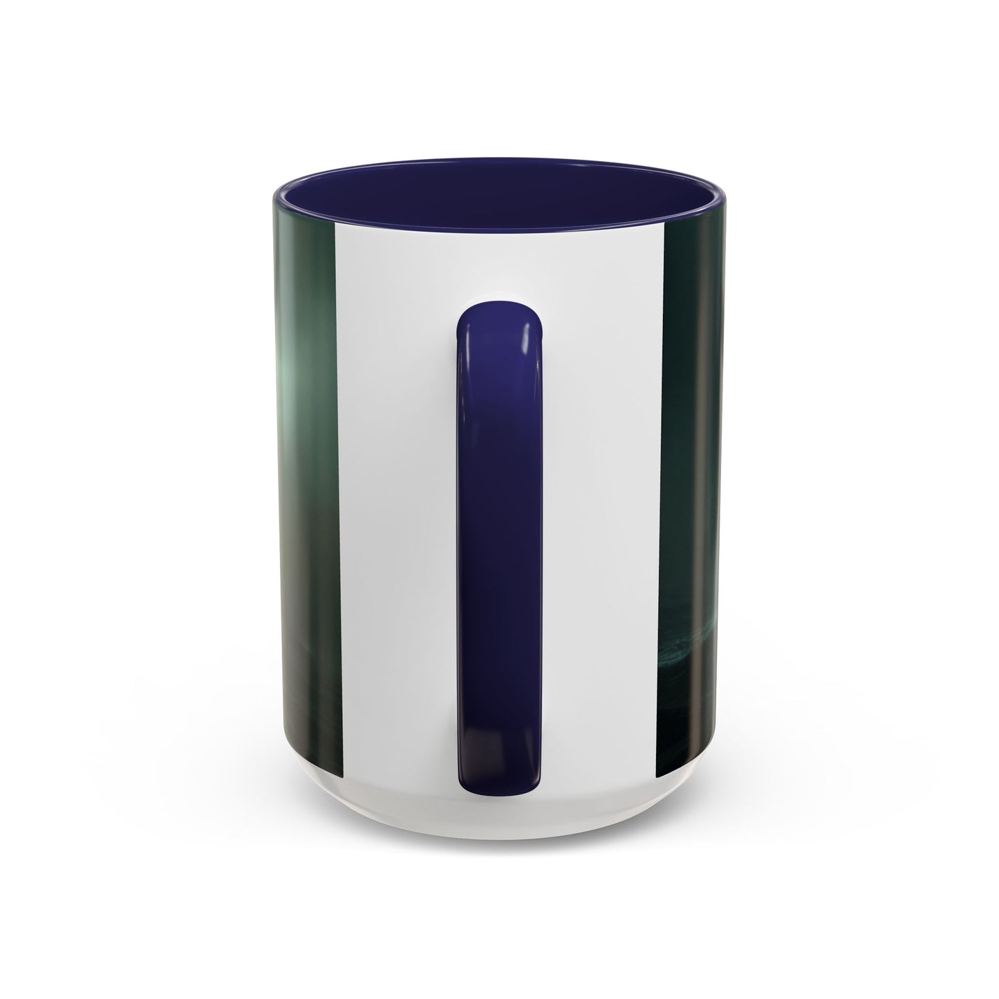Leviathan Sentinel Accent Coffee Mug (11, 15oz) – Crimson Wyvern Guardian Seascape