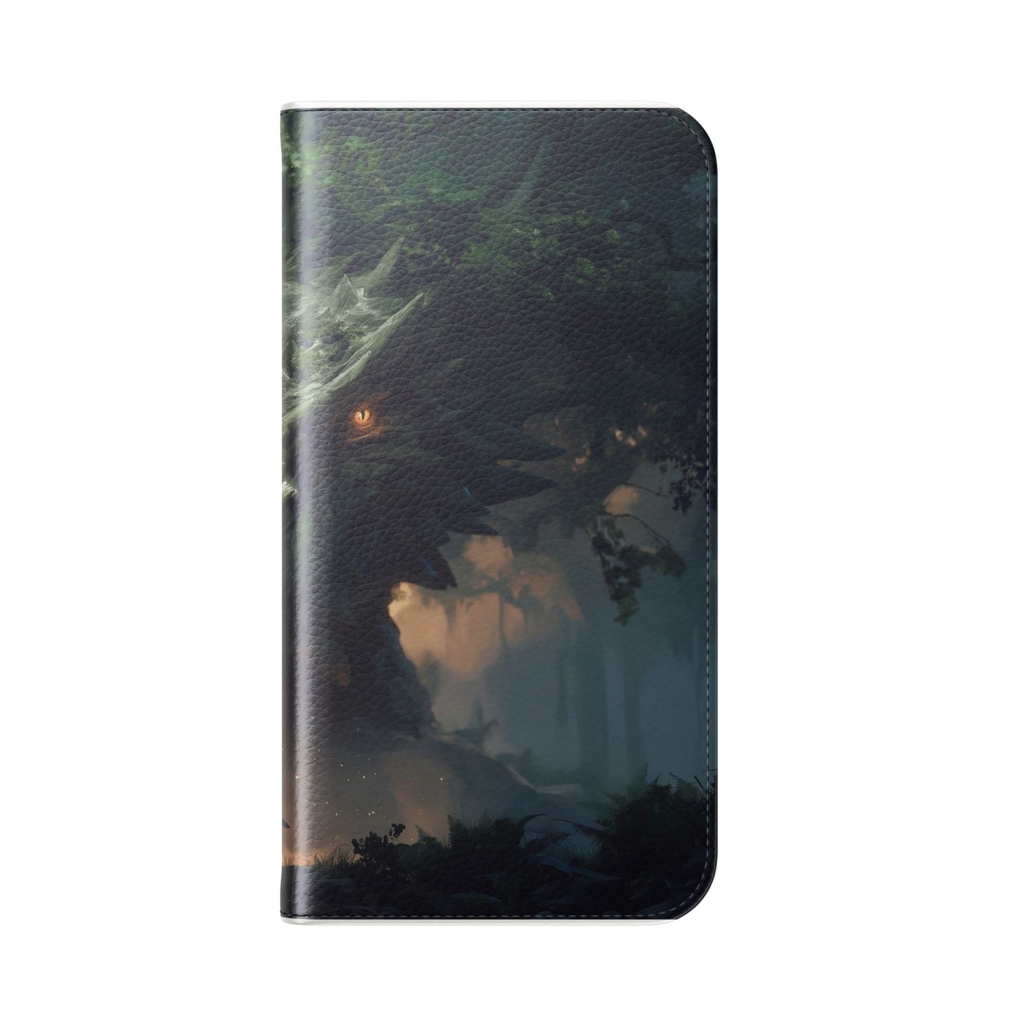 Guardian Beast Flip Cases – Moss-Clad Titan Facing the Wanderer