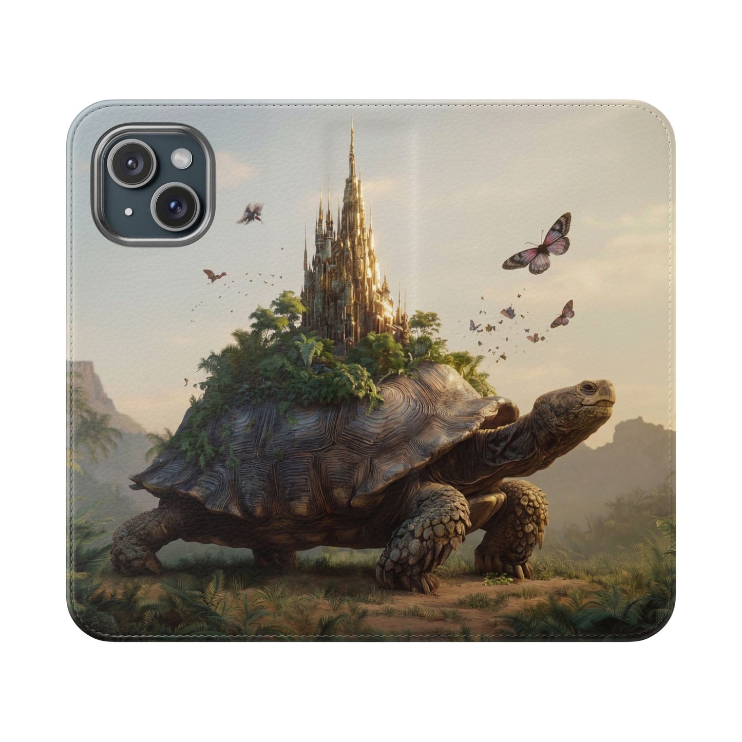 Castle Turtle Flip Cases – Golden Spire Jungle Guardian