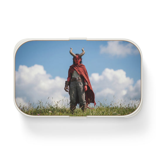 Horned Guardian Bento Lunch Box – Standing Tall in Sunlit Fields
