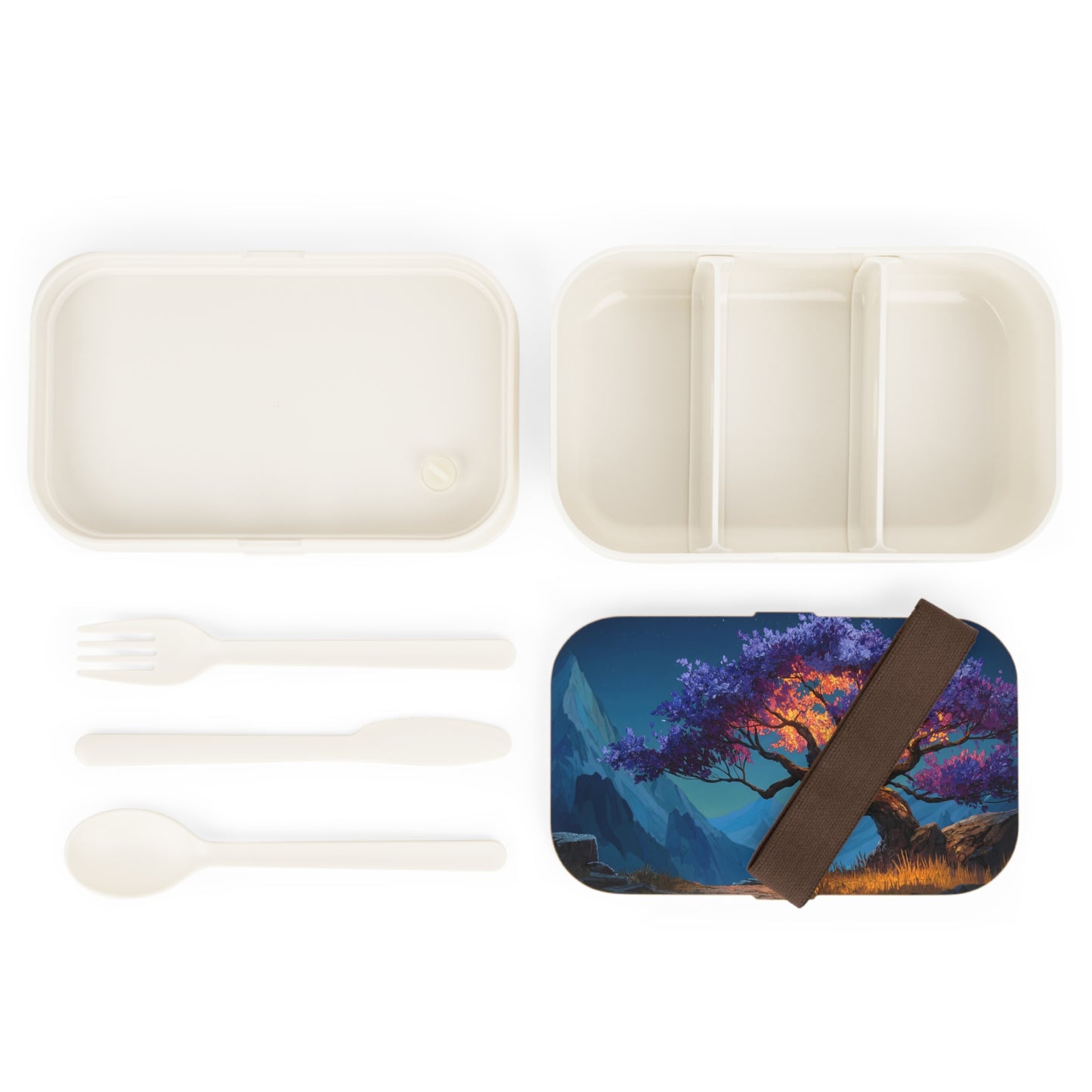 Celestial Tree Bento Lunch Box – Twilight Bloom Dreamscape