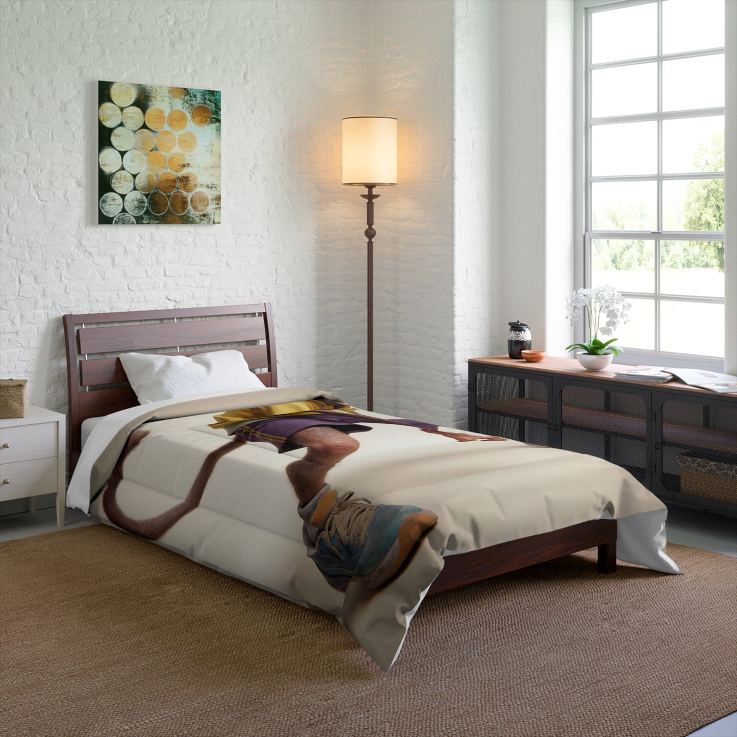 Streetwise Monkey Comforter – Urban Gym Rat Dreamscape