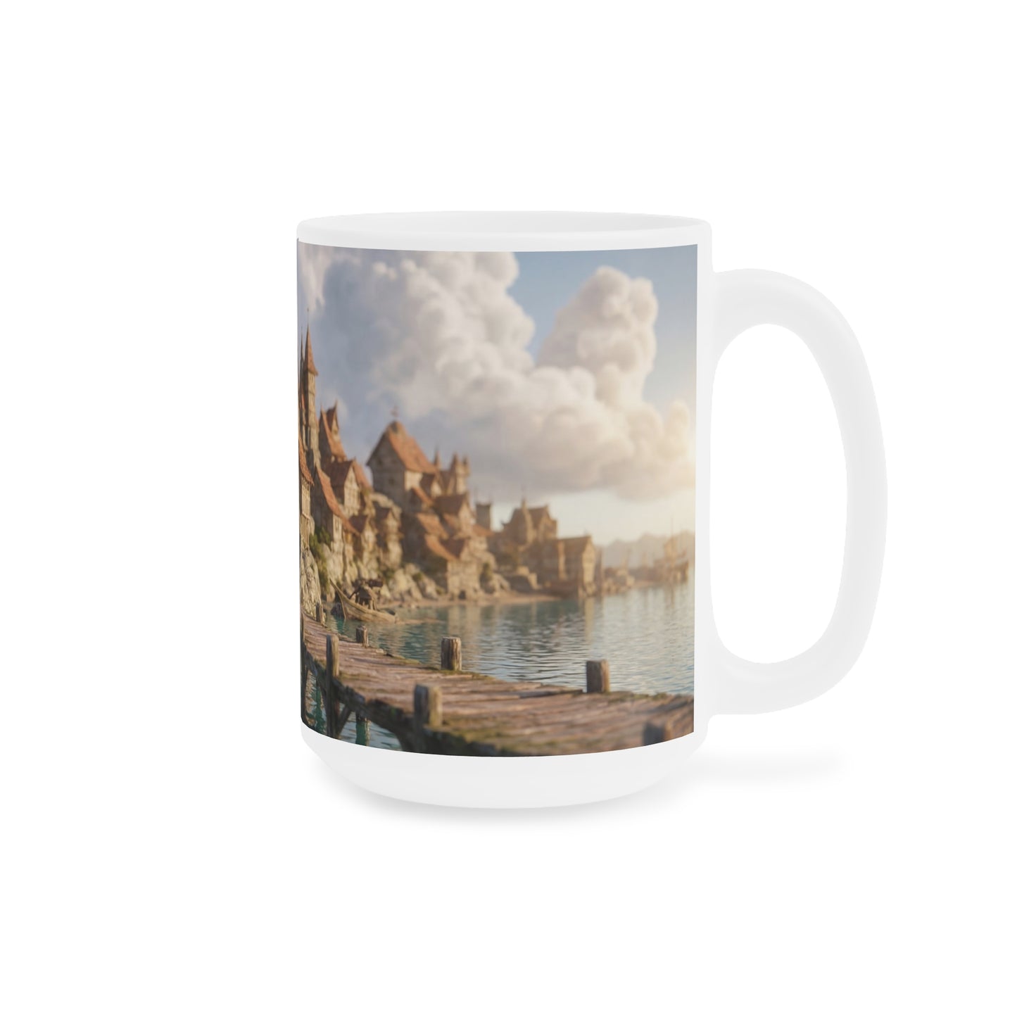 Harbor Haven Ceramic Mugs (11oz\15oz\20oz) – Sunset Village Serenity