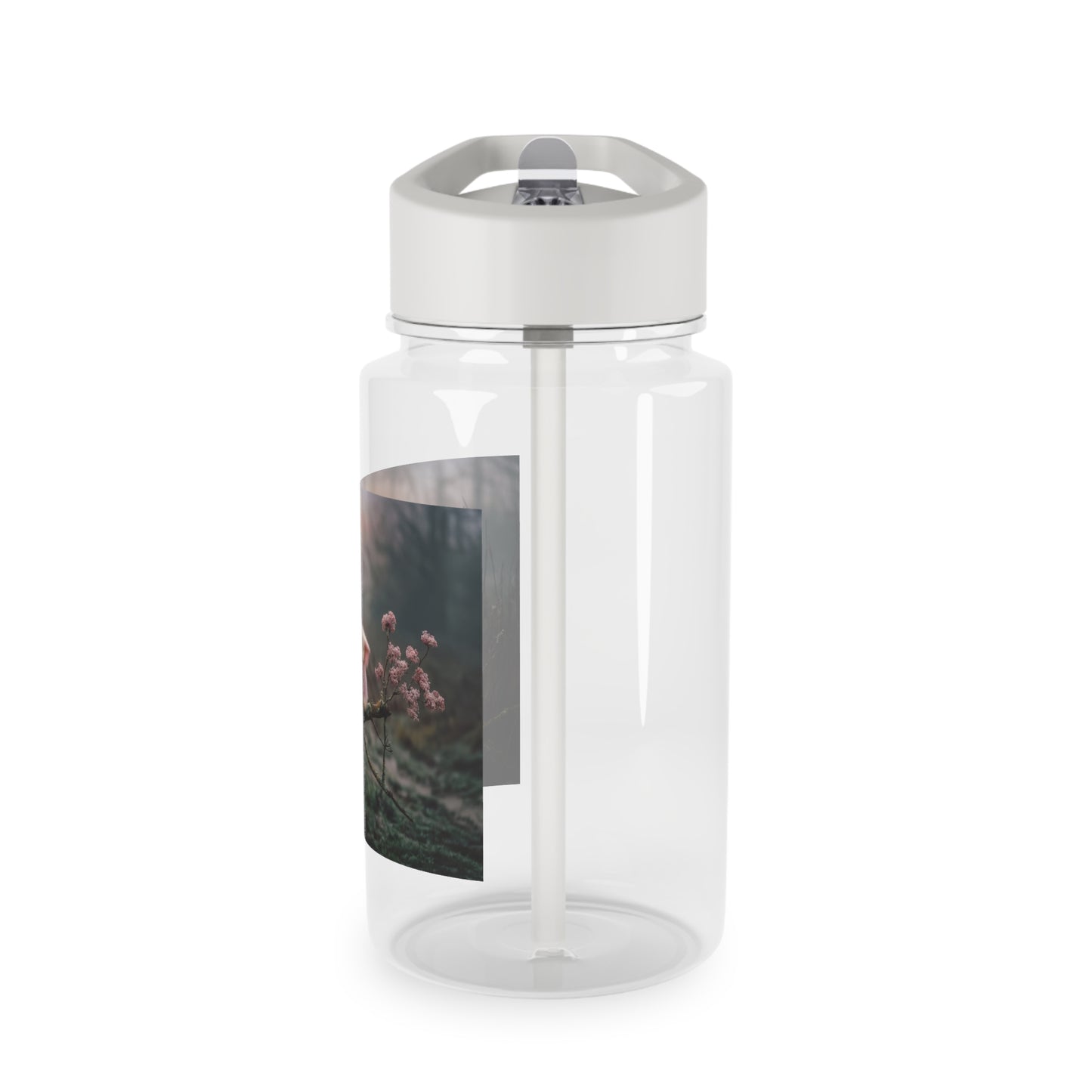 Three Fluffy Elephants Tritan Water Bottle – Mossy Branch Twilight Scene