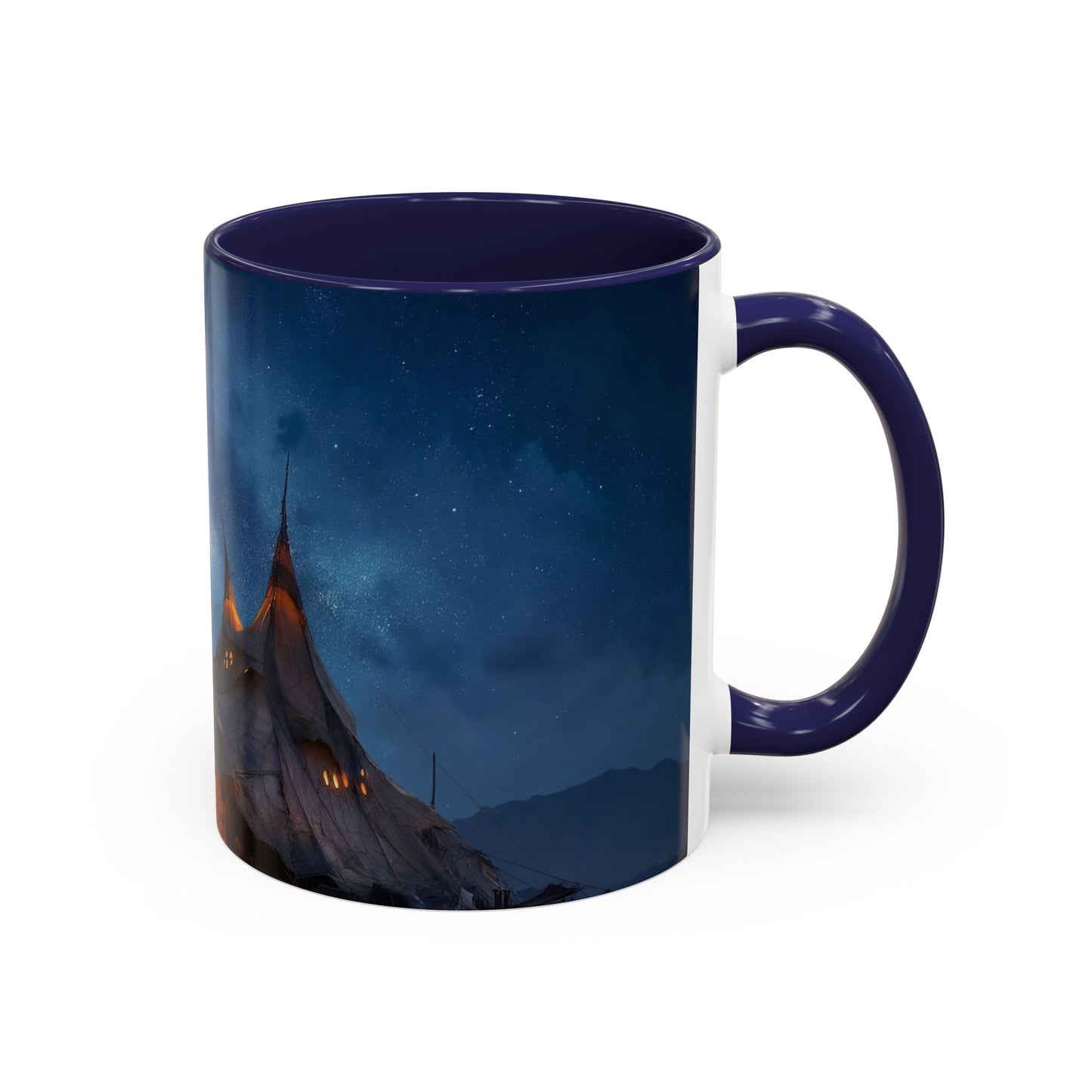 Starlit Nomad Tent Mug – Milky Way Haven Coffee Cup