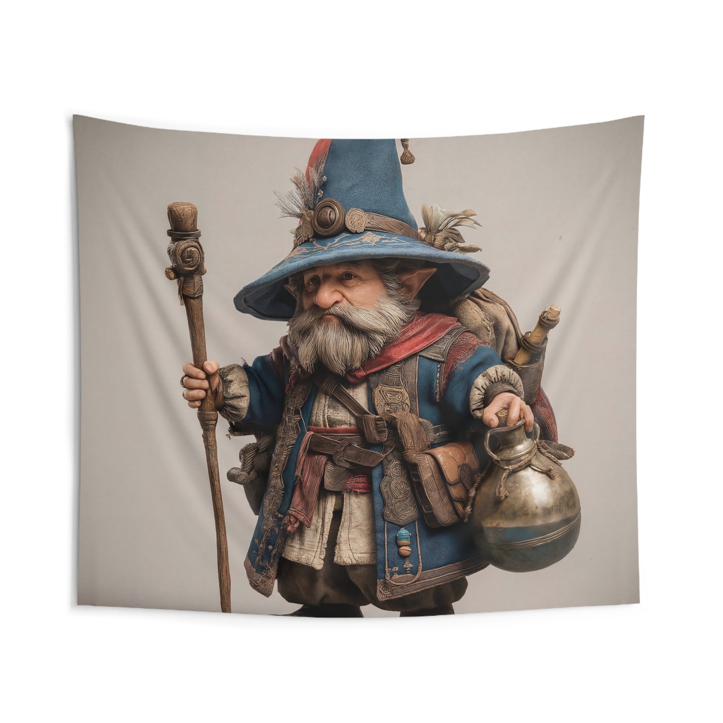 Wandering Wizard Tapestries – Blue Hat and Traveler’s Staff