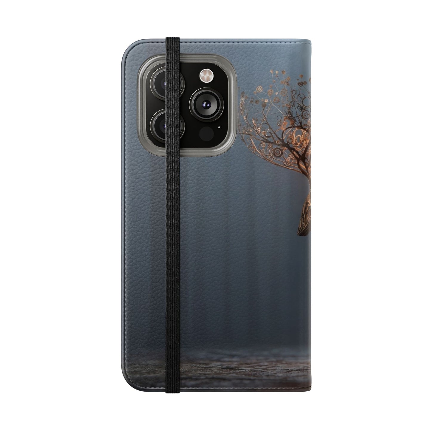 Mechanical Deer Flip Cases – Gears and Twilight Forest Guardian